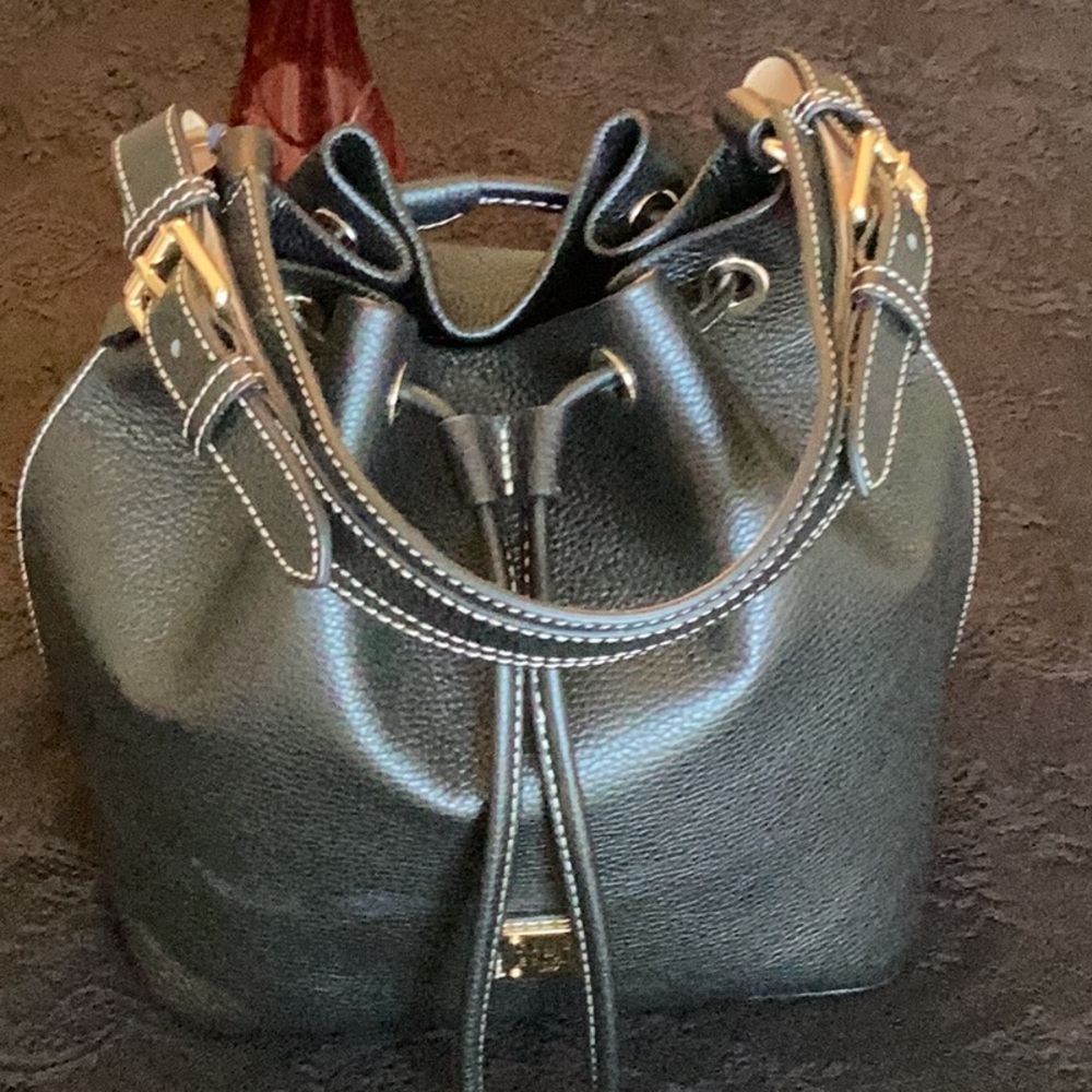 NWT Dooney & Bourke ‘Lucca’ Leather Drawstring Hobo W/Wallet - Picture 6 of 6